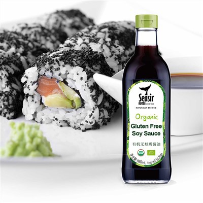 Sòs soya òganik Gluten gratis